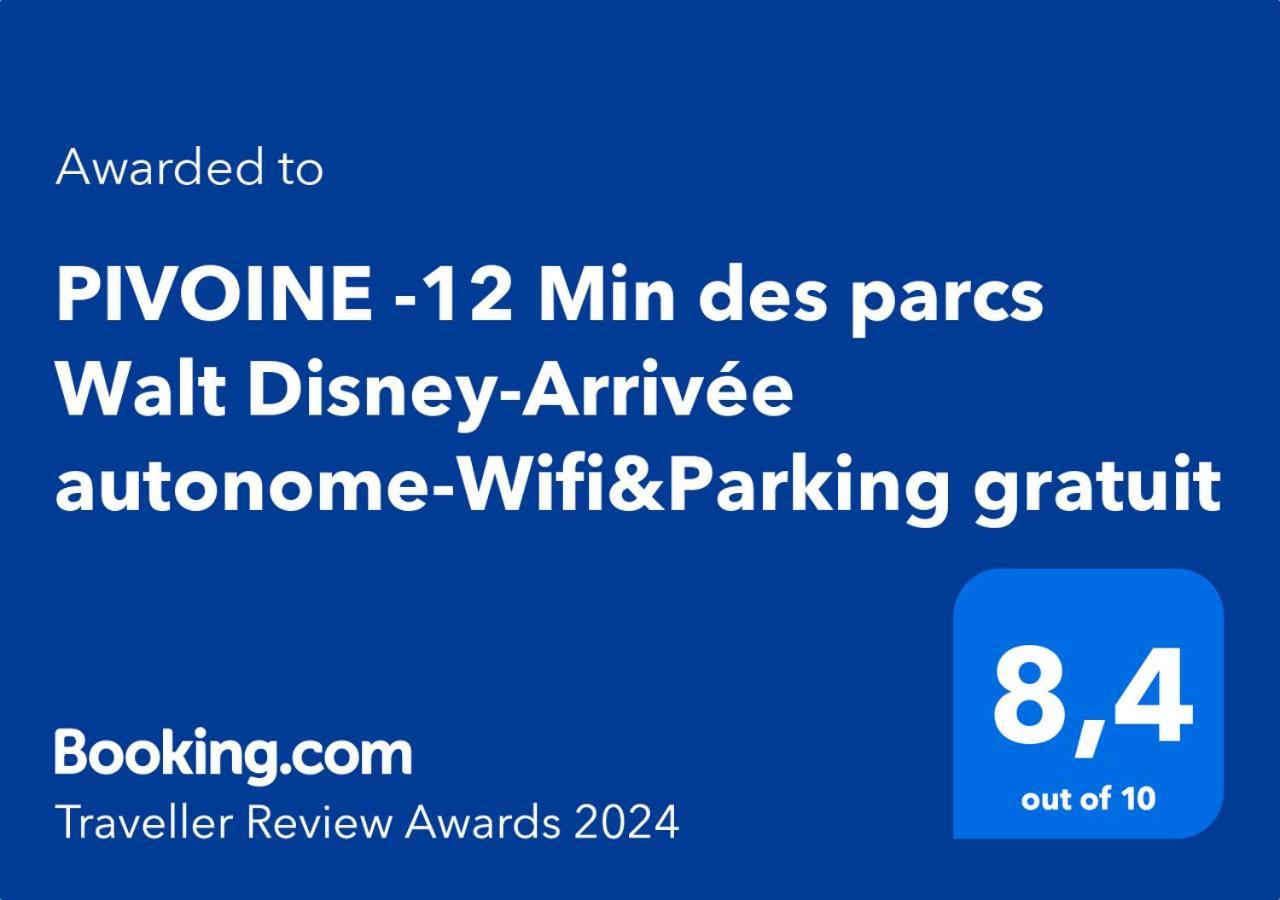 Pivoine -12 Min Des Parcs Walt Disney-Arrivee Autonome-Wifi&Parking Gratuit Apartment Montévrain Exterior photo